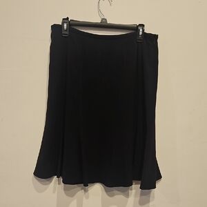 Jones New York Classic Black A-Line Skirt